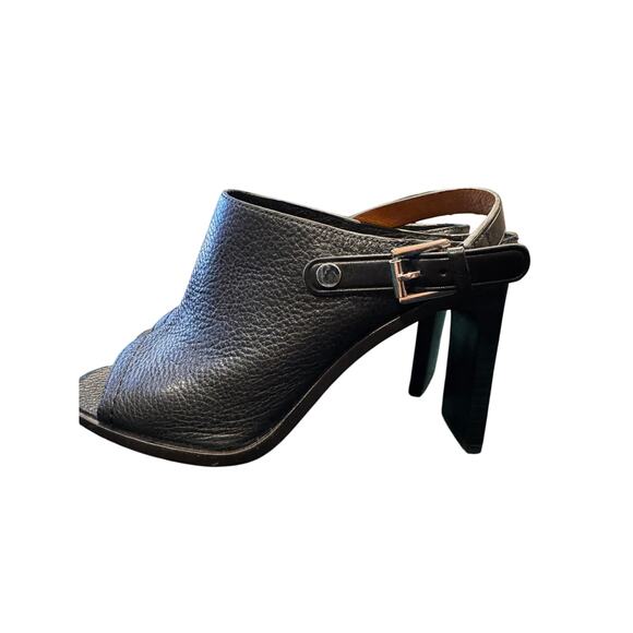 VINTAGE COACH Mackenzie Open Toe Slip On Leather Shoes in Sz 7.5 - Picture 5 of 7